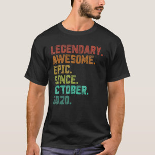 Camiseta Leyenda de 2 años desde 2020 segundo cumpleaños