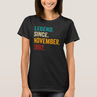 Camiseta Leyenda de 30 años de edad de 30 años para hombres