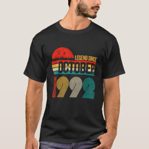 Camiseta Leyenda de 30 años desde octubre de 1992 30º nacim