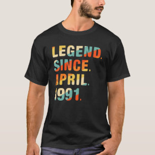Camiseta Leyenda de 31 años desde abril de 1991