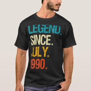 Camiseta Leyenda de 32 años desde julio de 1990