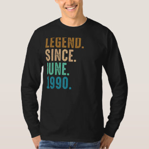 Camiseta Leyenda de 32 años desde junio de 1990