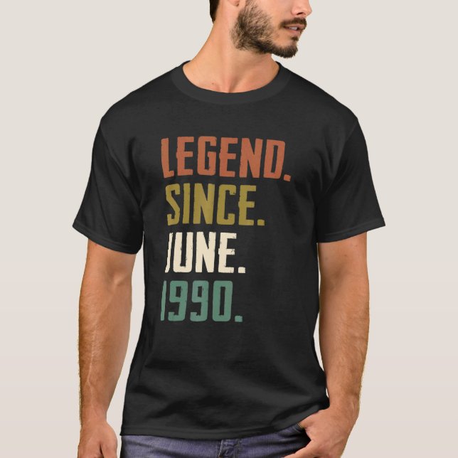 Camiseta Leyenda de 32 años desde junio de 1990 (Anverso)
