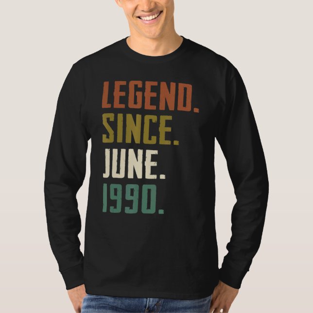 Camiseta Leyenda de 32 años desde junio de 1990 (Anverso)