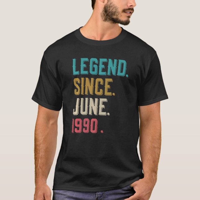 Camiseta Leyenda de 32 años desde junio de 1990 (Anverso)