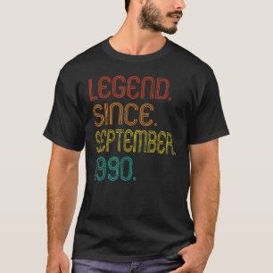 Camiseta Leyenda de 32 años desde septiembre de 1990 32th B