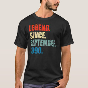 Camiseta Leyenda de 32 años desde septiembre de 1990 32th B