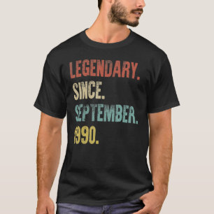 Camiseta Leyenda de 32 años desde septiembre de 1990 32th B