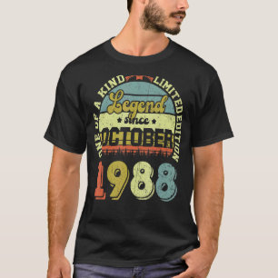 Camiseta Leyenda de 34 años desde octubre de 1988