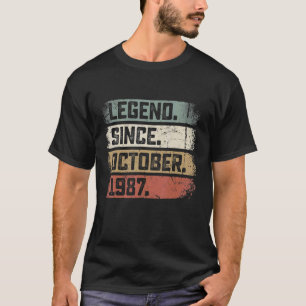 Camiseta Leyenda de 35 años desde octubre de 1987