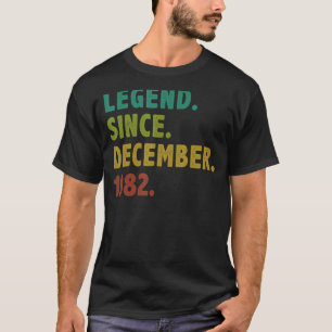 Camiseta Leyenda de 40 años desde diciembre de 1982 40º nac