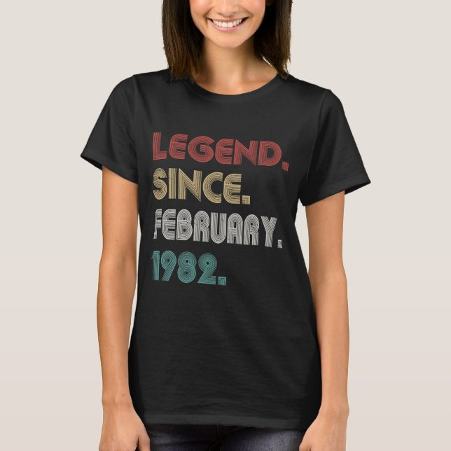 Camiseta Leyenda de 41 años de antigüedad desde febrero de  (Anverso)