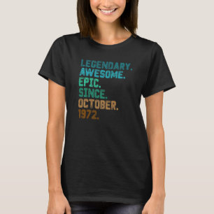 Camiseta Leyenda de 50 años desde octubre de 1972