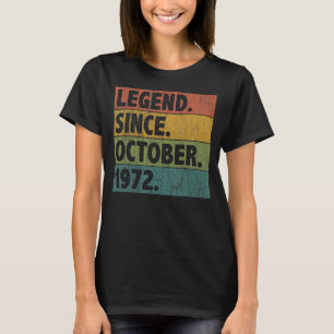 Camiseta Leyenda de 50 años desde octubre de 1972