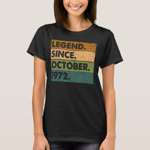Camiseta Leyenda de 50 años desde octubre de 1972