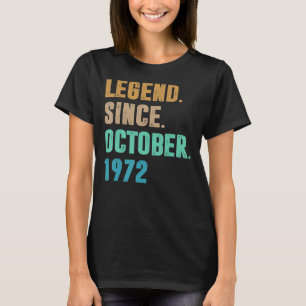 Camiseta Leyenda de 50 años desde octubre de 1972