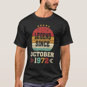 Camiseta Leyenda de 50 años desde octubre de 1972