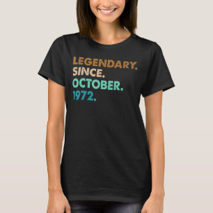 Camiseta Leyenda de 50 años desde octubre de 1972