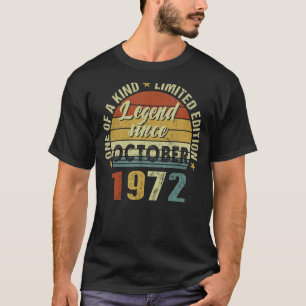 Camiseta Leyenda de 50 años desde octubre de 1972