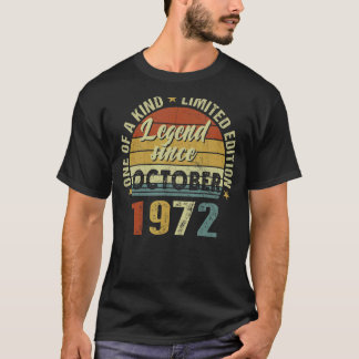 Camiseta Leyenda de 50 años desde octubre de 1972