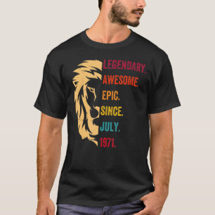 Camiseta Leyenda de 51 años desde julio de 1971