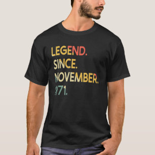 Camiseta Leyenda de 51 años desde noviembre de 1971