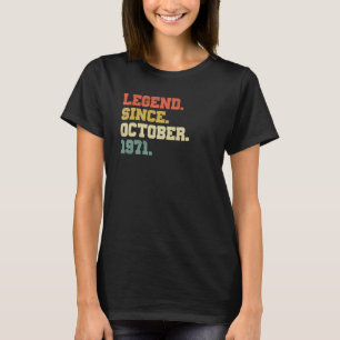 Camiseta Leyenda de 51 años desde octubre de 1971