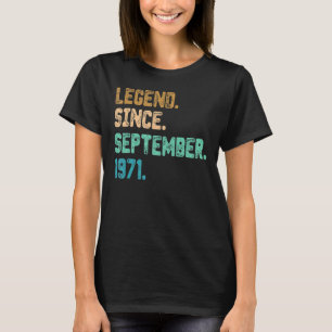 Camiseta Leyenda de 51 años desde septiembre de 1971