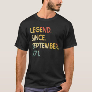Camiseta Leyenda de 51 años desde septiembre de 1971 51er n