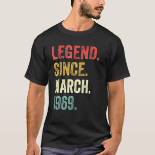 Camiseta Leyenda de 53 años desde marzo de 1969