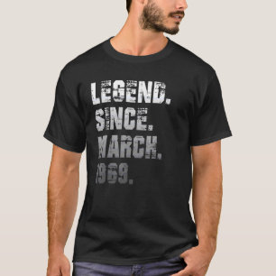 Camiseta Leyenda de 53 años desde marzo de 1969