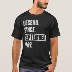 Camiseta Leyenda de 53 años desde septiembre de 1969 53th B