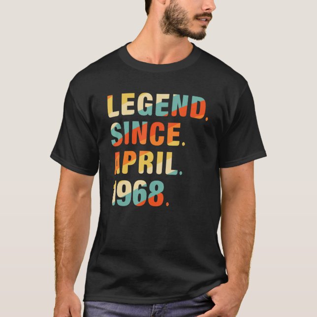 Camiseta Leyenda de 54 años desde abril de 1968 (Anverso)