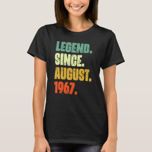 Camiseta Leyenda de 55 años desde el cumpleaños 1967