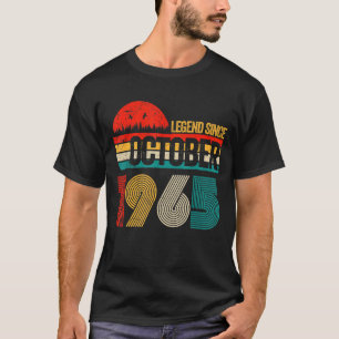 Camiseta Leyenda de 57 años desde octubre de 1965 57º nacim