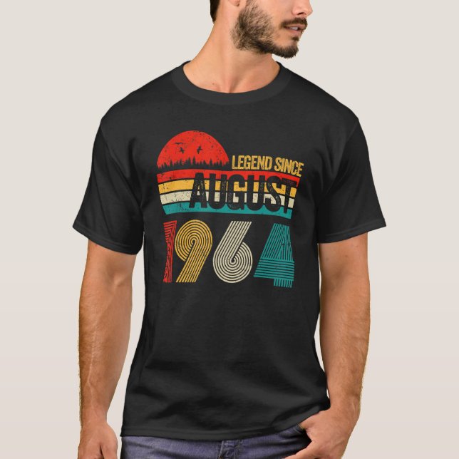 Camiseta Leyenda de 58 años desde el cumpleaños 1964 (Anverso)