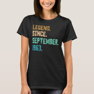 Camiseta Leyenda de 59 años desde septiembre de 1963 59º na