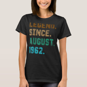 Camiseta Leyenda de 60 años desde agosto de 1962