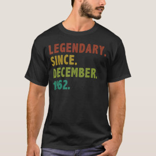 Camiseta Leyenda de 60 años desde diciembre de 1962
