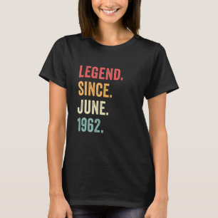 Camiseta Leyenda de 60 años desde junio de 1962
