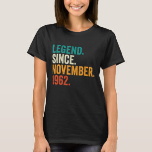 Camiseta Leyenda de 60 años desde noviembre de 1962