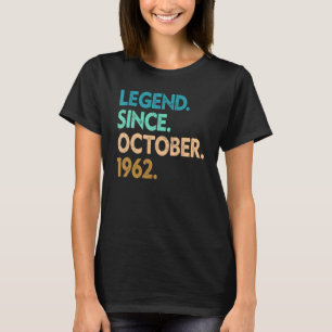 Camiseta Leyenda de 60 años desde octubre de 1962