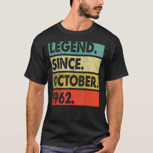 Camiseta Leyenda de 60 años desde octubre de 1962