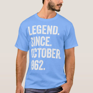 Camiseta Leyenda de 60 años desde octubre de 1962