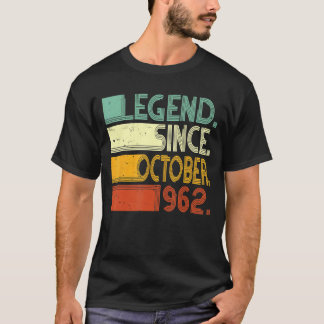 Camiseta Leyenda de 60 años desde octubre de 1962