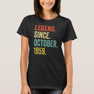 Camiseta Leyenda de 63 años de antigüedad desde octubre de 