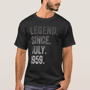 Camiseta Leyenda de 63 años desde julio de 1959