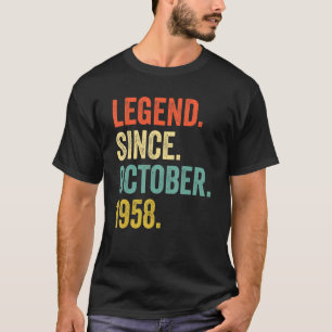 Camiseta Leyenda de 64 años de antigüedad desde octubre de 