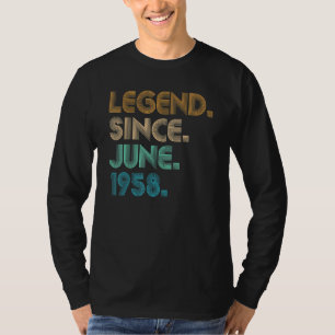 Camiseta Leyenda de 64 años desde junio de 1958 64º Vint de