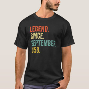Camiseta Leyenda de 64 años desde septiembre de 1958 64º na